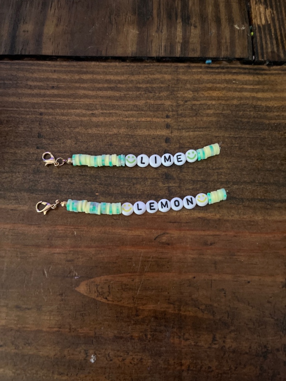 Claybead friendship keychain